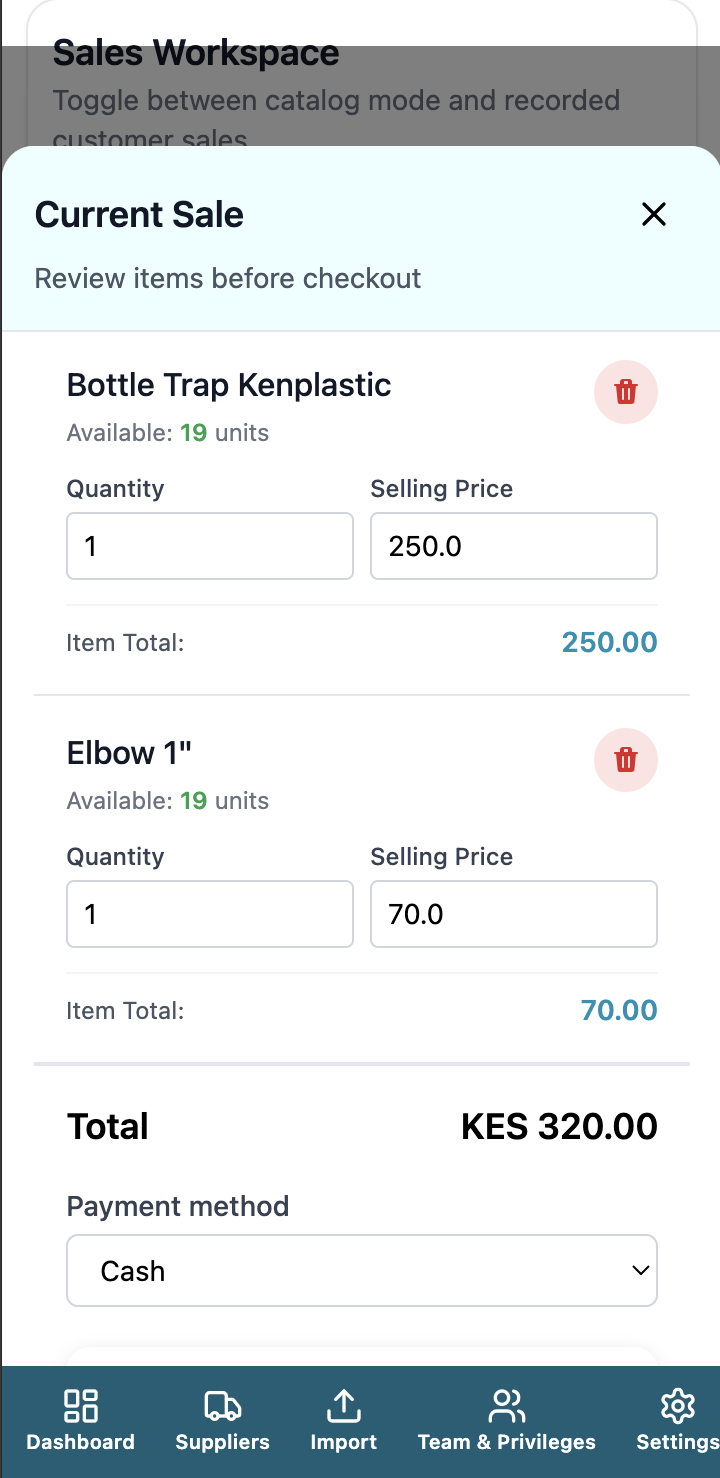 Byz360 Point of Sale—fast checkout and sales for retail shops